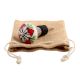 Red Flower Crackle Ceramic Wine Stopper